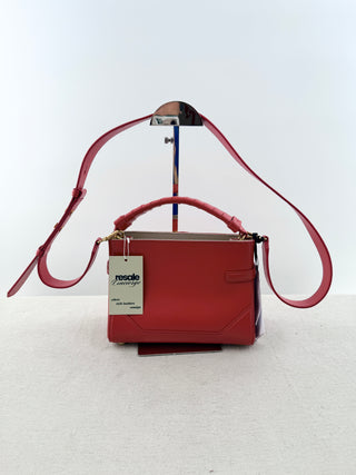 Balmain b buzz leather top handle bag with strap