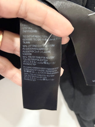 Balenciaga crop hoodie sweatshirt, S