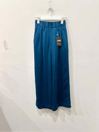 Ameri wide leg satin pants, S