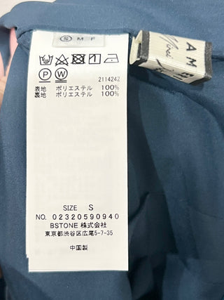 Ameri wide leg satin pants, S