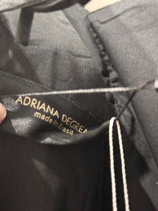 Adriana Degreas long ruffle dress cotton, S