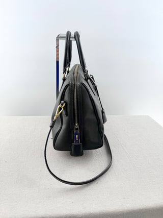 Prada saffiano leather lux bowler bag