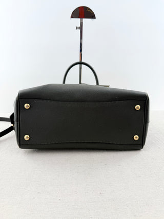 Prada saffiano leather lux bowler bag