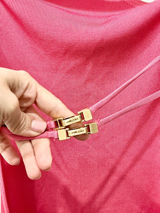 Cult Gaia leslie halterneck mini dress knit, XS