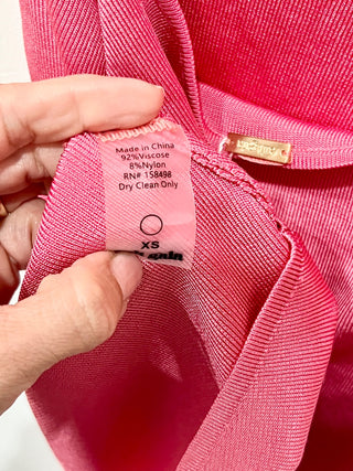 Cult Gaia leslie halterneck mini dress knit, XS