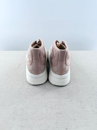 Gucci high top chunky sole logo print sneakers, 38