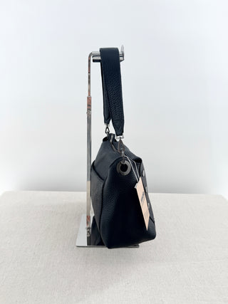 hammitt shoulder bag featuring Hammitt's signature soft pebbled leather detail, designed with zip top closure