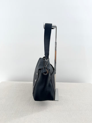 hammitt shoulder bag featuring Hammitt's signature soft pebbled leather detail, designed with zip top closure