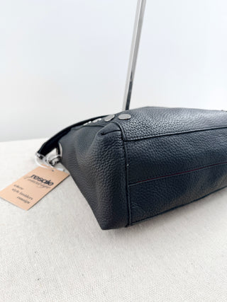 hammitt shoulder bag featuring Hammitt's signature soft pebbled leather detail, designed with zip top closure