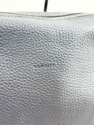 hammitt shoulder bag featuring Hammitt's signature soft pebbled leather detail, designed with zip top closure