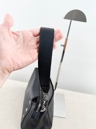 hammitt shoulder bag featuring Hammitt's signature soft pebbled leather detail, designed with zip top closure