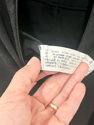 Zara Basic Sleeveless Black Long Dress, M