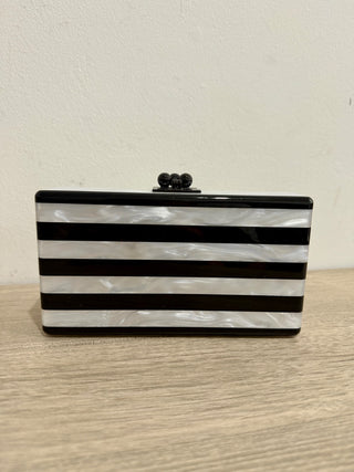 Edie Parker acrylic clutch with mirror inside