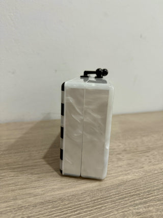 Edie Parker acrylic clutch with mirror inside