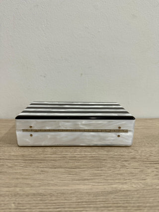 Edie Parker acrylic clutch with mirror inside