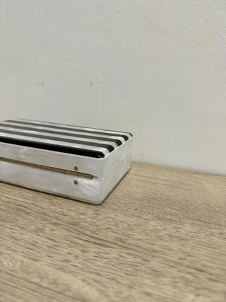 Edie Parker acrylic clutch with mirror inside