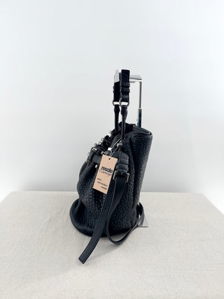 Alexander Wang studded leather bucket bag with strap