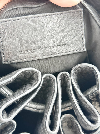 Alexander Wang studded leather bucket bag with strap