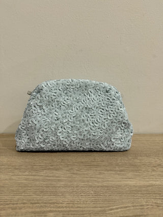 Deepa Gurnani sequin clutch bag