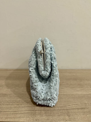 Deepa Gurnani sequin clutch bag