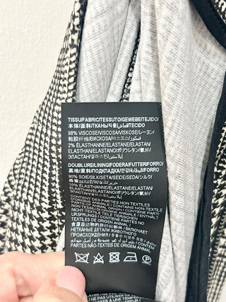 Saint Laurent plaid elastic slim pants, 34 FR / US 2