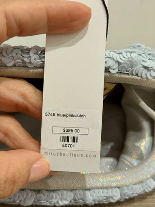 Deepa Gurnani sequin clutch bag