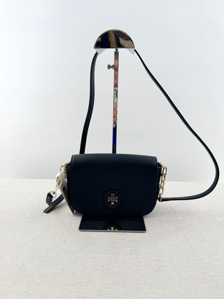 Tory Burch Pebbled Leather Flap Crossbody