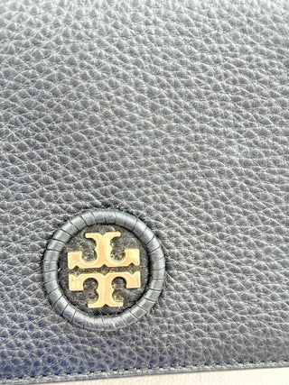 Tory Burch Pebbled Leather Flap Crossbody