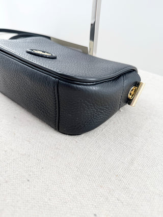 Tory Burch Pebbled Leather Flap Crossbody
