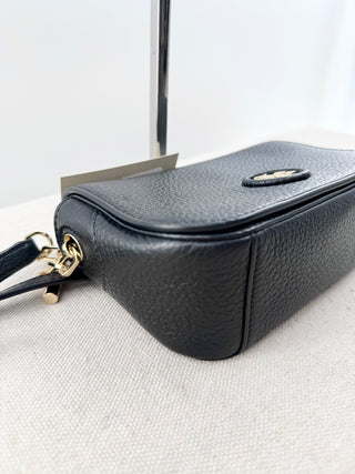 Tory Burch Pebbled Leather Flap Crossbody