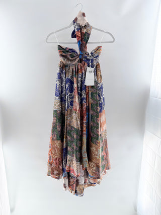 Zimmermann devi halter maxi dress, 2P