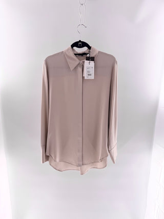 Theory Sunaya HP Cuff Blouse, L