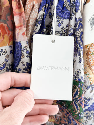 Zimmermann devi halter maxi dress, 2P