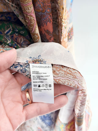 Zimmermann devi halter maxi dress, 2P