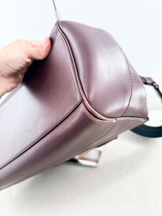 Bottega Veneta ducale bag leather with intrecciato detail and strap
