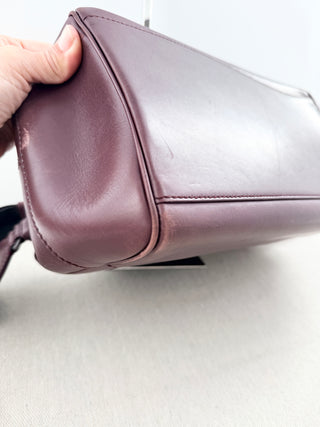 Bottega Veneta ducale bag leather with intrecciato detail and strap