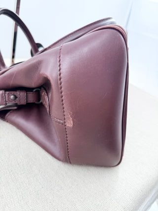 Bottega Veneta ducale bag leather with intrecciato detail and strap