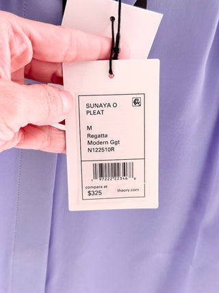 Theory Sunaya O Pleat Blouse, M
