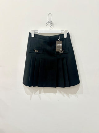 Sandro mini pleated skirt with gold details, 2 / Medium