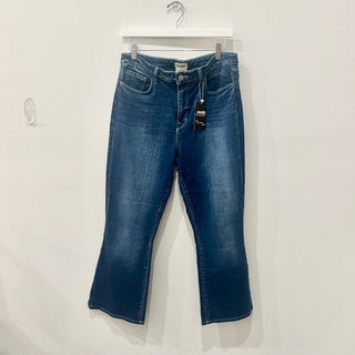 L'Agence Bell High Rise Whiskered Denim Flare Jeans Frisco Women's Size 31