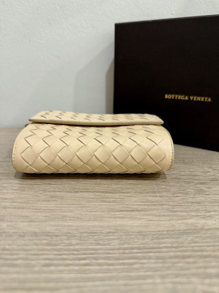 Bottega Veneta intreciatto medium leather wallet