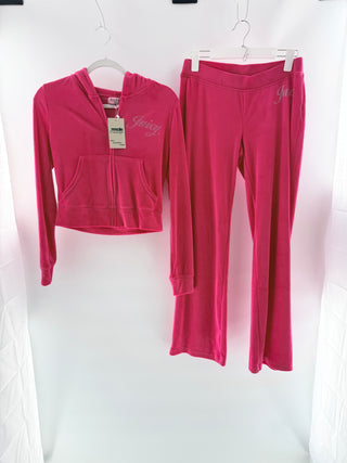 Juicy couture velour tracksuit with embellishment, S