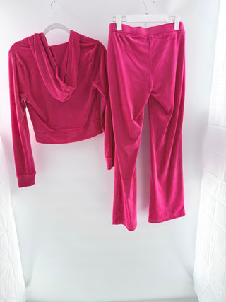Juicy couture velour tracksuit with embellishment, S
