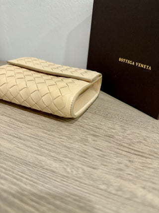 Bottega Veneta intreciatto medium leather wallet