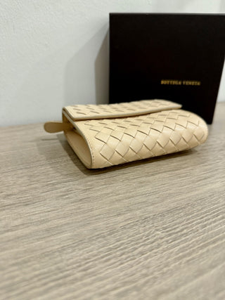 Bottega Veneta intreciatto medium leather wallet