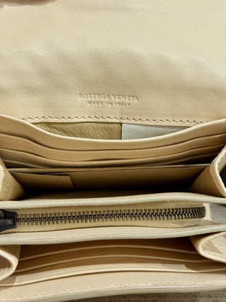 Bottega Veneta intreciatto medium leather wallet