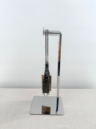 Clara Kasavina mini metal mesh and crystals bag