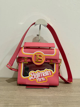 Balmain balmain x Barbie leather bag with strap