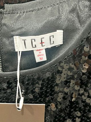 TCEC sequin set: top and mini skirt, top M / skirt S