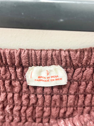 Free People casual bpho set: blouse and shorts, S